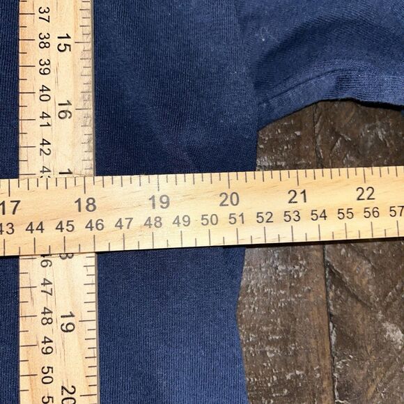 Vintage Ole Miss Rebels Shirt Mens Large Navy Long Sleeve Mississippi Y2K 00s - Picture 5 of 7